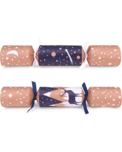 Midnight Mountains Deluxe Christmas Crackers Pack Of 8