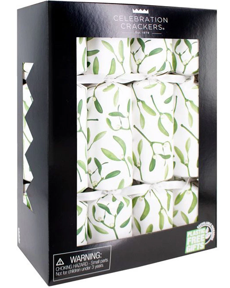 Mistletoe Deluxe Christmas Crackers Pack Of 8 3 Mistletoe Deluxe Christmas Crackers Pack Of 8