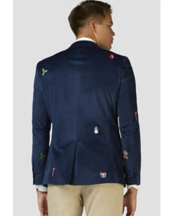 Opposuit Christmas Icons Navy Deluxe Mens Blazer -PARTY SUPPLIES SHOP opposuit christmas icons navy deluxe mens blazer odjm0013 3