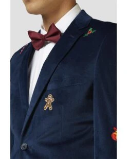 Opposuit Christmas Icons Navy Deluxe Mens Blazer -PARTY SUPPLIES SHOP opposuit christmas icons navy deluxe mens blazer odjm0013 5