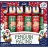 Penguin Racing Christmas Crackers Pack Of 6 -PARTY SUPPLIES SHOP penguin racing christmas crackers pack of 6 0102