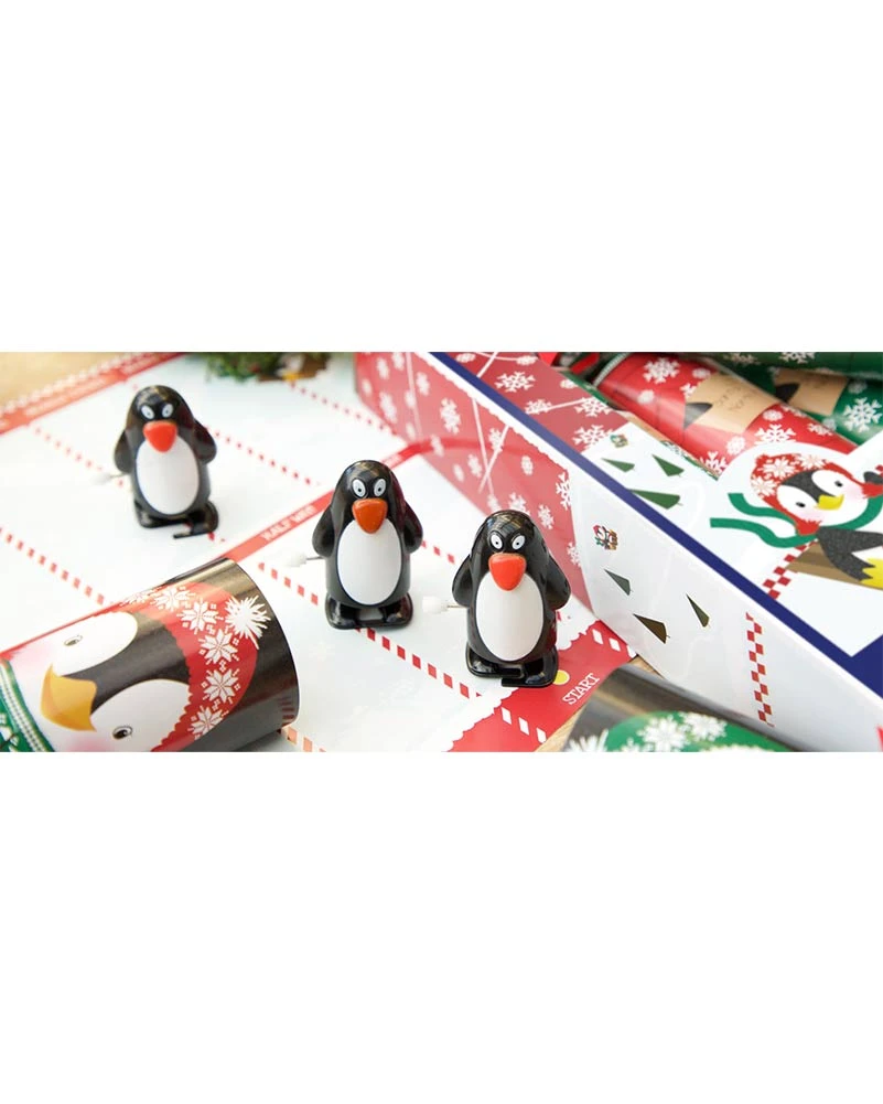 Penguin Racing Christmas Crackers Pack Of 6 5 Penguin Racing Christmas Crackers Pack Of 6 - Image 3
