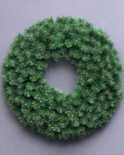 Pine Christmas 240 Branch Wreath 80cm 7 Pine Christmas 240 Branch Wreath 80cm -PARTY SUPPLIES SHOP pine christmas 240 branches wreath 80cm x241585 2
