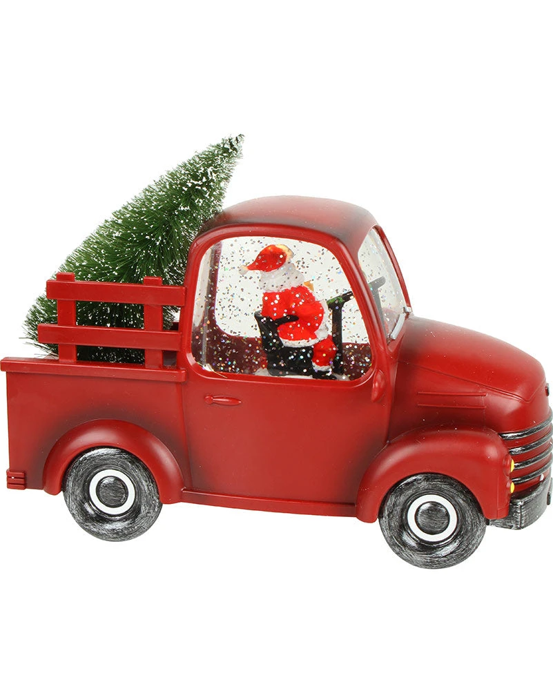 Santa Driving Home For Christmas Glitter Globe 24cm 4 Santa Driving Home For Christmas Glitter Globe 24cm - Image 2
