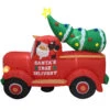 Santa Truck With Christmas Tree Inflatable 1.8m 1 Santa Truck With Christmas Tree Inflatable 1.8m -PARTY SUPPLIES SHOP santa truck with christmas tree inflatable 1.8m xm4955