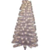 Christmas Tree Fibre Optics LED With Decorative Flash White 1.8m