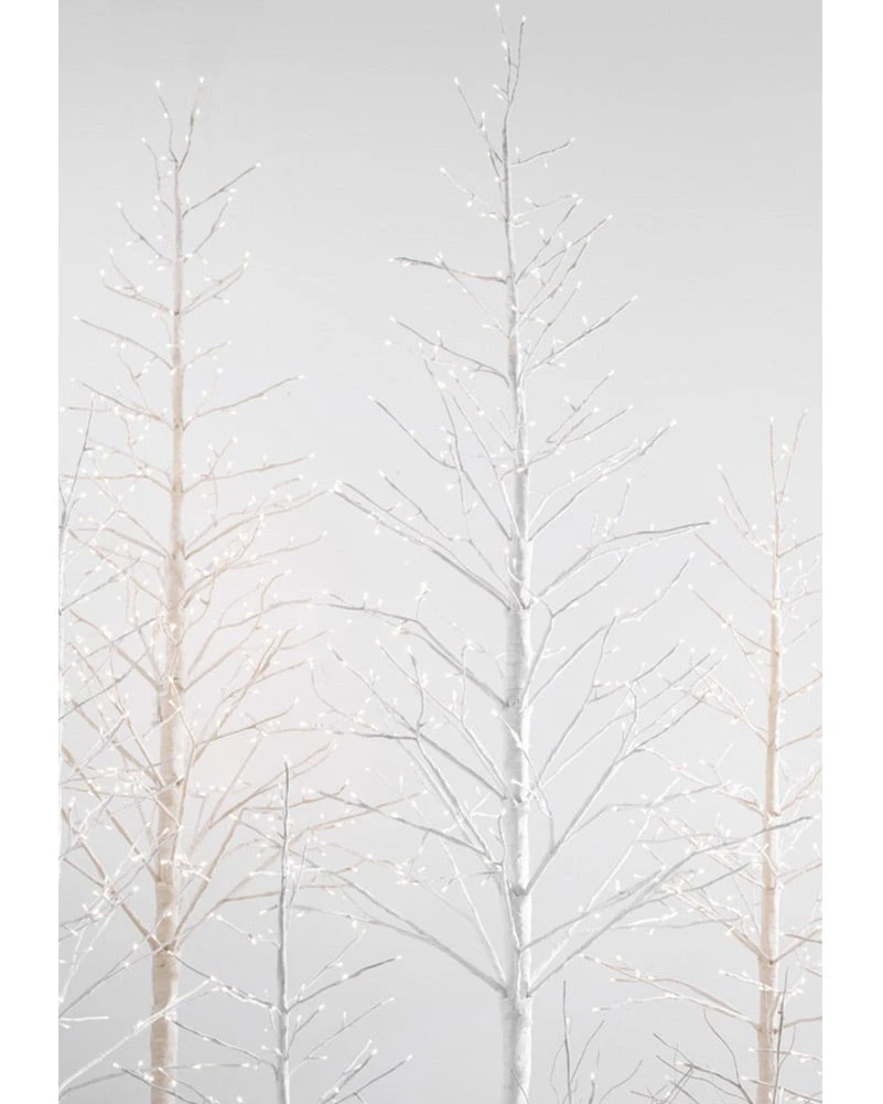 White Light Up Christmas Tree Branch 60cm 4 White Light Up Christmas Tree Branch 60cm - Image 2