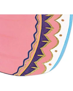 Vintage Christmas Glittered Angel Cutouts Pack Of 6 -PARTY SUPPLIES SHOP vintage christmas glittered angel cutouts 20058 1