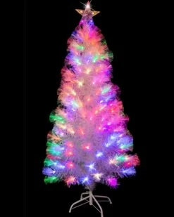 White Christmas Tree Fibre Optics LED With Decorative Flash Rainbow 1.5m 8 White Christmas Tree Fibre Optics LED With Decorative Flash Rainbow 1.5m -PARTY SUPPLIES SHOP white tree fibre optics led with decorative flash rainbow 1 5m xl0717 1