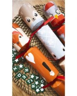 Woodland Words Christmas Crackers Pack Of 6 -PARTY SUPPLIES SHOP woodland words christmas crackers pack of 6 fx0104 3